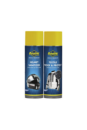 Putoline EKİPMAN BAKIM SET-1 HELMET SANİTİZER & TEKSTİL SIVI KORUMA