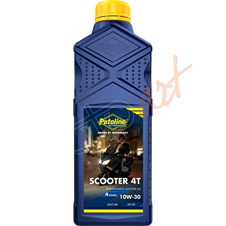 Putoline Scooter 4 T 10W-30 Yarı Sentetik Motosiklet Yağı 1 lt 