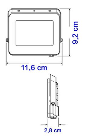 Philips BVP150 LED8/CW 10W Dış Mekan Led Projektör - 6500K Beyaz