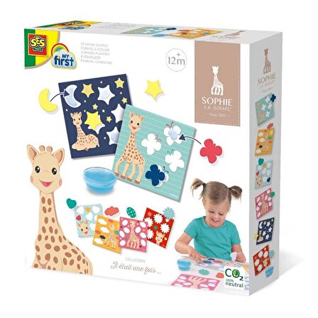 SES Creative Sophie La Girafe - Şekilleri Yapıştırma