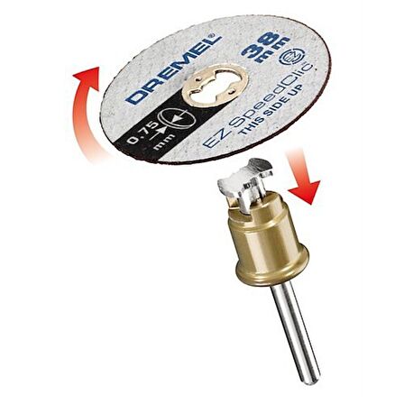 Dremel Speedclick 5 Li Kesme Diski 38 mm 61009488