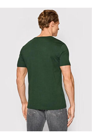 ORGANIC COTTON CHEST SPLIT LOGO REGULAR FIT MEN T-SHIRT