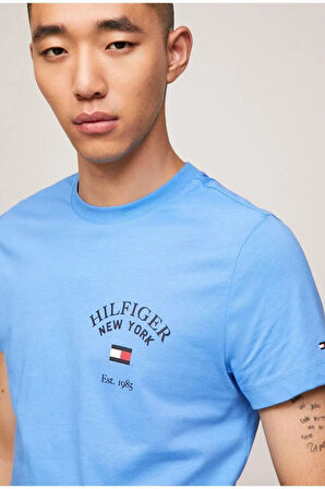 Varsity Kemerli Logo Slim Fit Tişört