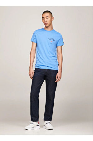 Varsity Kemerli Logo Slim Fit Tişört