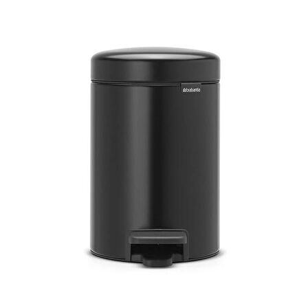 Brabantia Çöp Kutusu Newicon Pedallı 3 Lt  Matt Black 