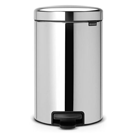 Brabantia Çöp Kovası Newicon Brillant Steel Pedallı Çöp Kutusu 12lt 113581