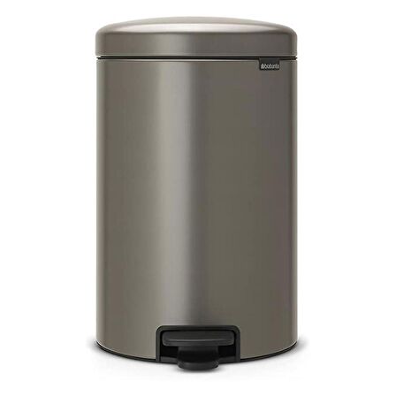 Brabantia Çöp Kutusu 20 litre Newicon Pedallı Platin 114045