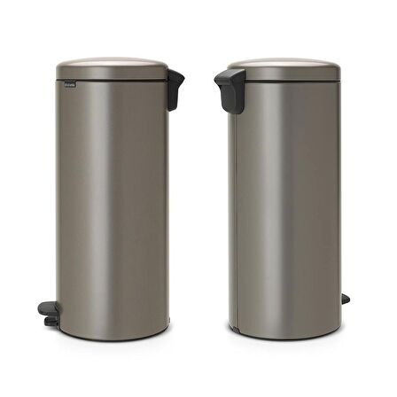 Brabantia Çöp Kutusu 30 litre Newicon Pedallı Platin 114441