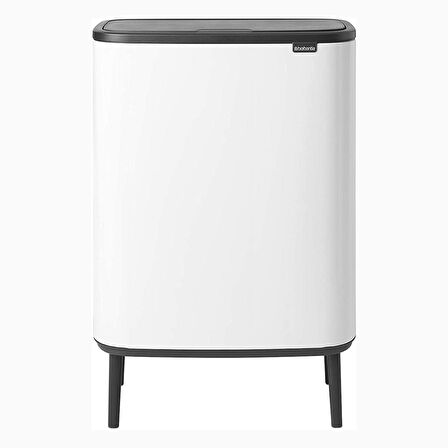 Brabantia Çöp Kutusu 30 + 30 lt Bo Touch Dokunmatik Kapak Beyaz 130601