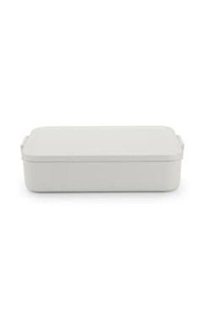 Brabantia Make Take Lıght Grey Plasitk Büyük Boy Bölmeli Yemek Taşıma Kabı 2L