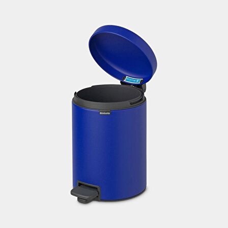 Brabantia Çöp Kutusu 5 litre Newicon Pedallı Mineral Powerful Blue   206849