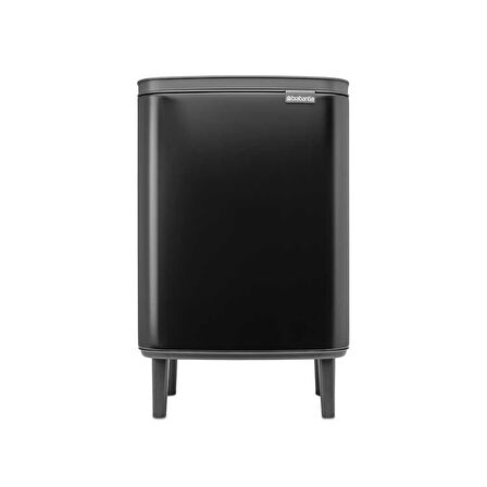 Brabantia Mat Siyah Ayaklı Çöp Kutusu 12 litre 
