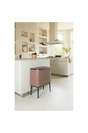 Brabantia Bo Satın Taupe Dokunmatik Çöp Kutusu 11+23lt 