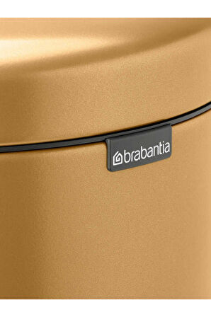 Brabantia Newıcon Warm Gold Pedallı Çöp Kutusu 30lt (8710755238765)