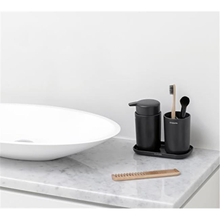 Brabantia Renew Dark Grey 3 Parça Banyo Seti