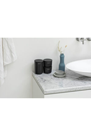 Brabantia Renew Dark Grey 3lü Kapaklı Plastik Düzenleyici