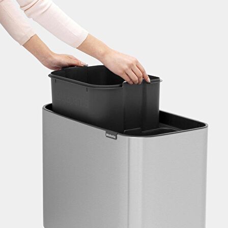 Brabantia Çöp Kutusu Bo Touch Bin 11+ 23 Lt Matt Steel 316227  