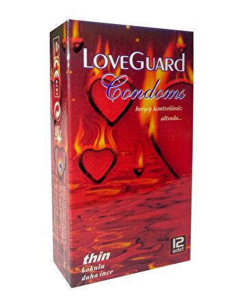 LoveGuard Thin ( Kokulu Daha İnce ) Prezervatif