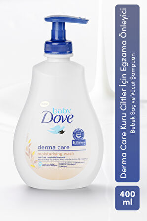 Derma Care Hassas ve Kuru Ciltler İçin Önleyici Bebek Saç ve Vücut Şampuanı 400 ml