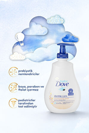 Derma Care Hassas ve Kuru Ciltler İçin Önleyici Bebek Saç ve Vücut Şampuanı 400 ml