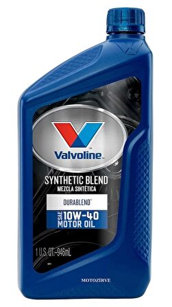 Valvoline DuraBlend 4T 10W-40 Semi Synthetic Motosiklet Yağı 1 Litre