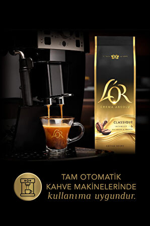 L'OR CREMA ABSOLU CLASSIC ÇEKİRDEK KAHVE 500GR