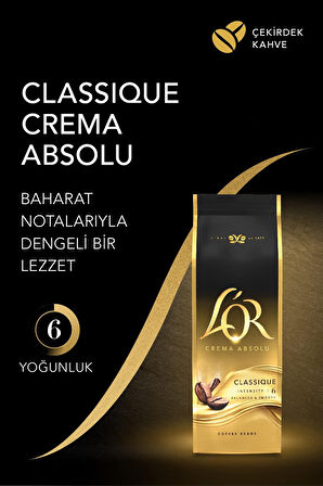 L'OR CREMA ABSOLU CLASSIC ÇEKİRDEK KAHVE 500GR