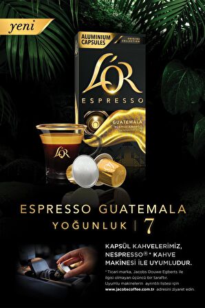 L'OR Espresso Origin Guatemala 7 Kapsül Kahve 10 Adet