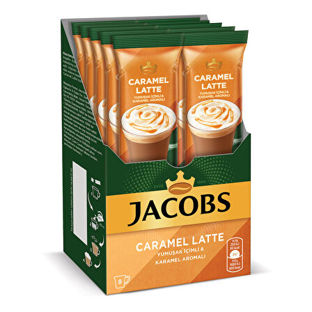 JACOBS KARAMEL LATTE 8 'Lİ 14.8 GR