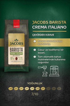 Barista Editions Çekirdek Kahve Crema Italiano 1kg X 4 Paket