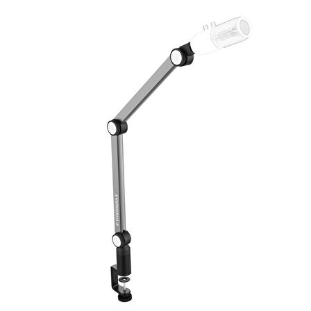 Thronmax S2 Caster Boom Stand Siyah 3m XLR 360° Ayarlanabilir Kablo Klipsli Mikrofon Standı 35774