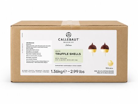 Callebaut Beyaz Çikolatalı Trüf Oluklu Bilye 1,36 kg
