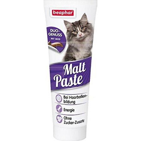 Beaphar Duo Malt Pasta Paste Kıl Yumağı Önleyici Kedi Macunu 100 G