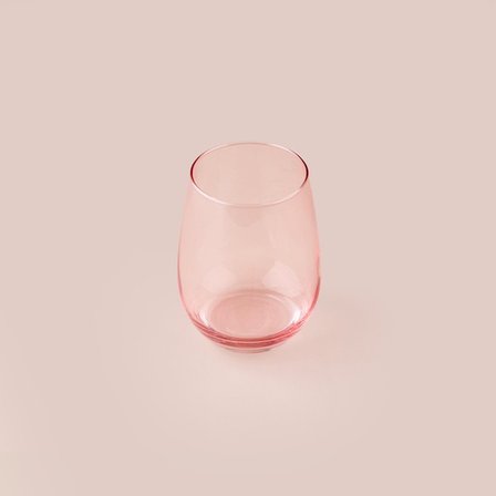 Alpina 3'lü Meşrubat ve Su Bardağı - Pembe - 350 ml