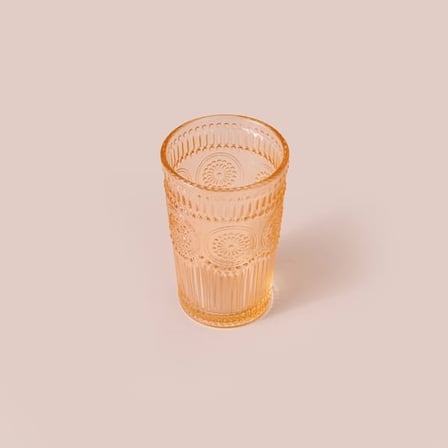 Alpina Tekli Meşrubat ve Su Bardağı - Turuncu - 360 ml