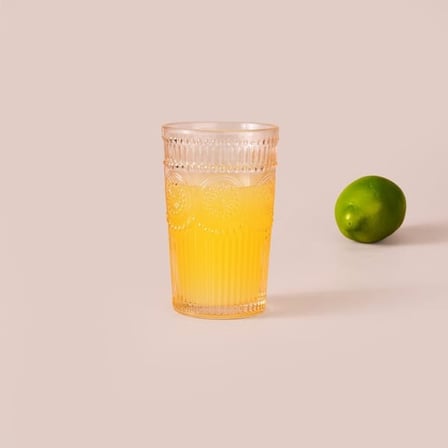 Alpina Tekli Meşrubat ve Su Bardağı - Turuncu - 360 ml