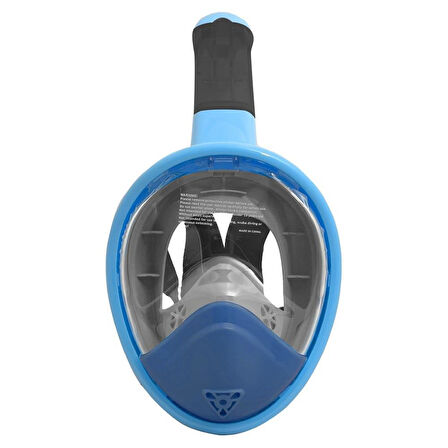 Bermuda Full-Face Kids |XS| Tam Yüz Maske Şnorkel Set [KF-1] Mavi/Gri