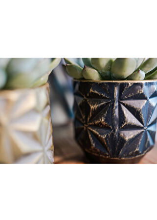 Linske Metal Saksı 13x13 cm