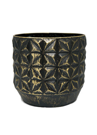 Linske Metal Saksı 21x19 cm