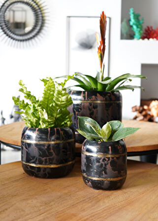 Arwin Metal Saksı 12x12 cm