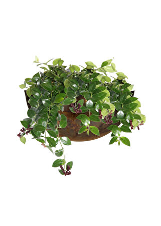 Bent M Metal Bronz Askılı Kase