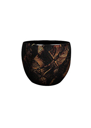 Vive Siyah Metal Saksı S 15x12 cm