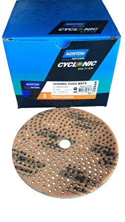 NORTON  CYCLONIC SOMON DAİRE 3 150 MM LİK ZIMPARA A975 1ADET