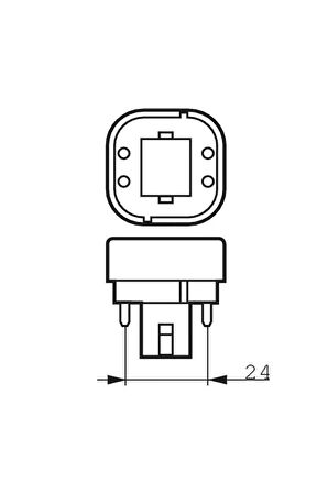 Philips Master 13/827 4P PLC Ampul 2700K Sarı