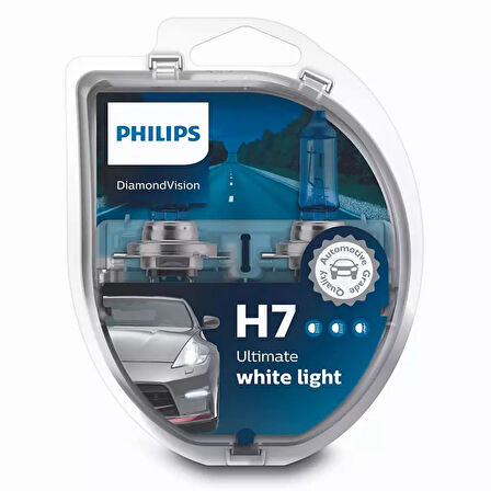 Philips Diamond Vision H7 Beyaz Ampul 12972DVS2 - 2'li Ampul