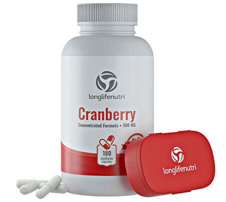 Cranberry 500 mg 180 Kapsül