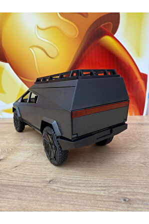 Tesla Cybertruck 1:24 Diecast Tesla Cybertruck Model Araba Sesli Işıklı Dİecast Araba