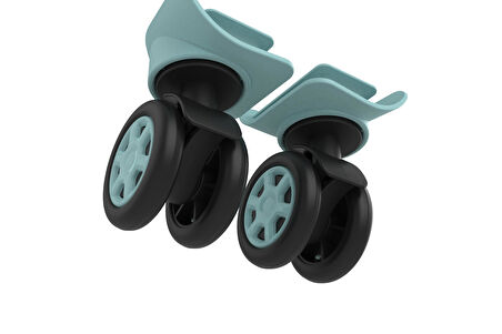Keo-Plus PP Valiz Tekerleği Sağ ve Sol Turkuaz Renk
