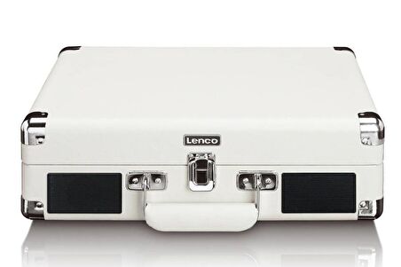 Lenco Classic Phono TT-115 CR Beyaz Hoparlörlü Bluetoothlu Pikap Plak Çalar