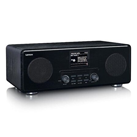 Lenco DIR-261 Internet Radyo DAB+ CD Bluetooth Kumandalı FM Radyo Siyah